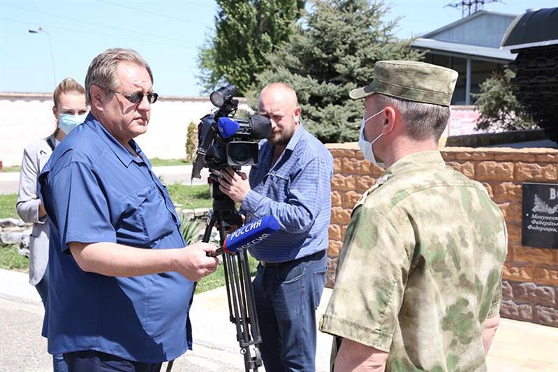 В Северо-Кавказский округ Росгвардии продолжают прибывать новобранцы(видео)