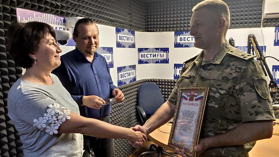 В Севастополе состоялся юбилейный 50-й эфир еженедельной ведомственной информационной радиопередачи «Информирует Росгвардия»