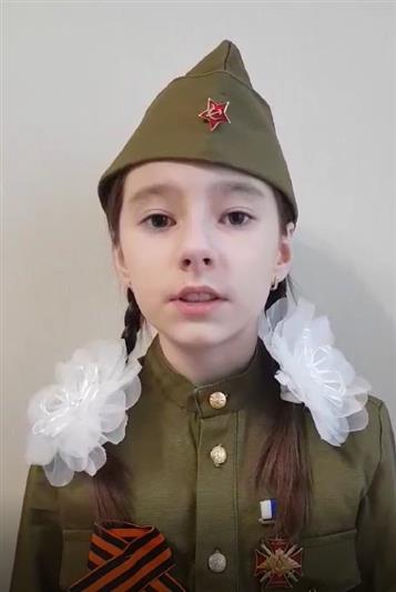Дочь офицера Росгвардии из Югры стала победительницей всероссийского и международного онлайн-конкурсов ко Дню Победы (видео)