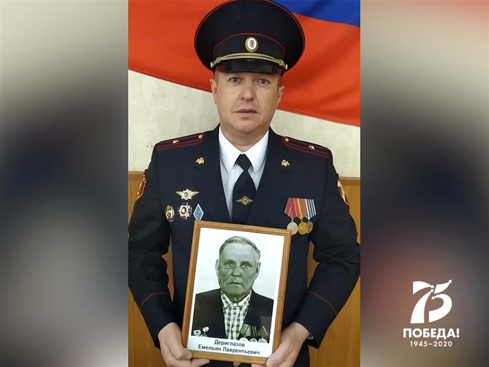В Кузбассе росгвардеец рассказал про фронтовой путь своего деда (видео)