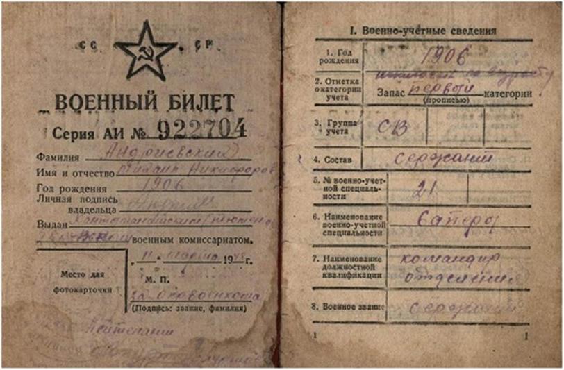 В Югре офицер Росгвардии рассказал о своем деде-фронтовике, участнике обороны Ленинграда