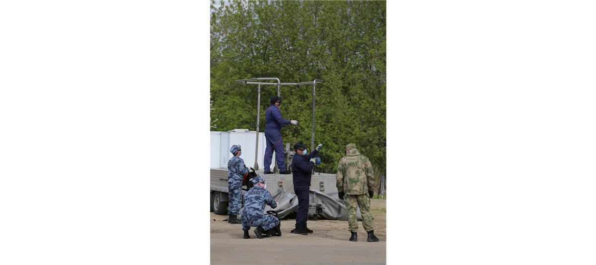 В Подмосковье росгвардейцы продолжают профилактические мероприятия в рамках режима ограничительных мер