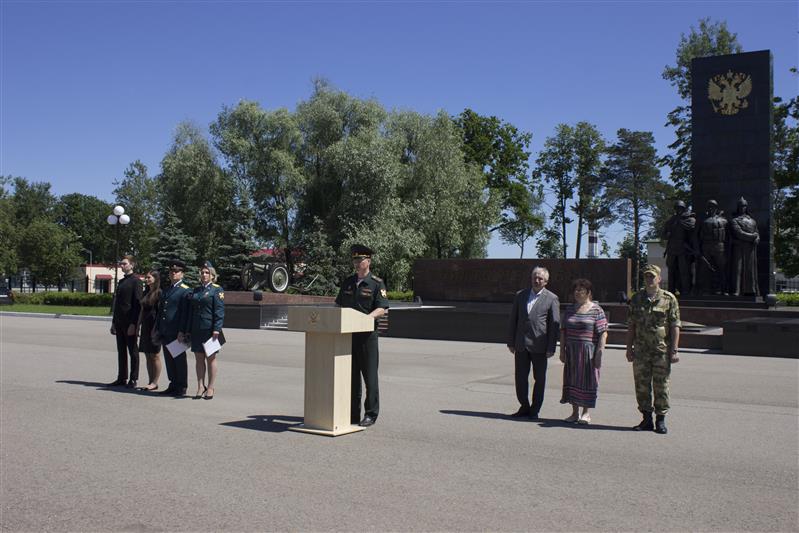 В День памяти и скорби в ОДОН им. Ф.Э. Дзержинского прошел комплекс памятных мероприятий