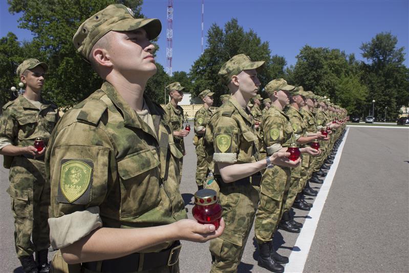 В День памяти и скорби в ОДОН им. Ф.Э. Дзержинского прошел комплекс памятных мероприятий