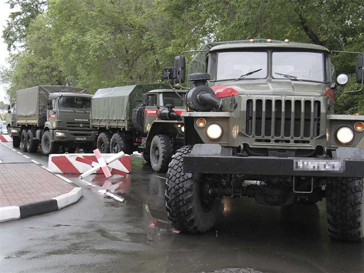 В Кузбассе встретили команду Росгвардии всеармейского этапа конкурса «Военное ралли-2020»