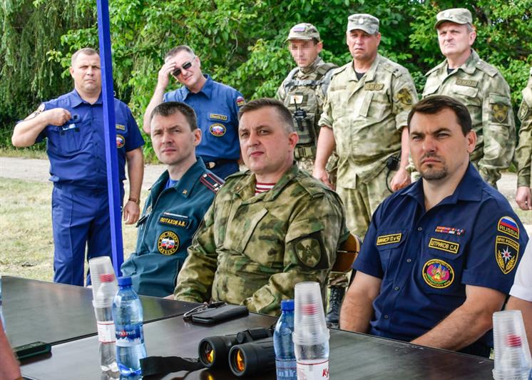 На Кубани сотрудники ОМОН Главного управления Росгвардии по Краснодарскому краю приняли участие в совместных учениях с краевым министерством ГО и ЧС