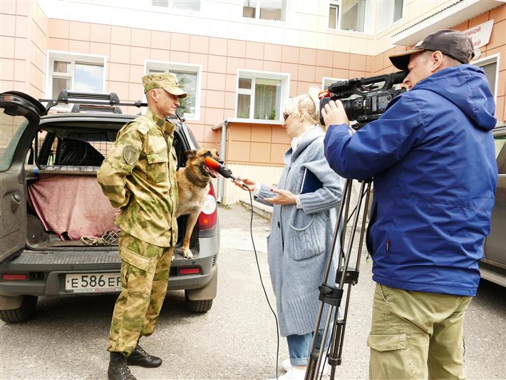 Военнослужащие северского соединения Росгвардии продолжают благодарить медиков за их самоотверженный труд