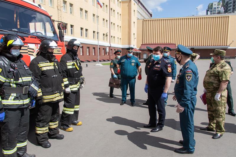 Генерал-полковник полиции Сергей Лебедев проверил готовность подразделений пожарно-технического надзора