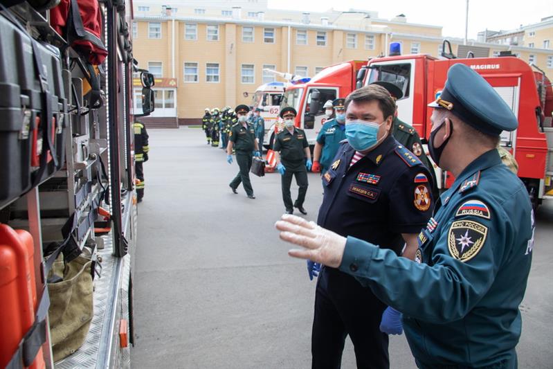 Генерал-полковник полиции Сергей Лебедев проверил готовность подразделений пожарно-технического надзора