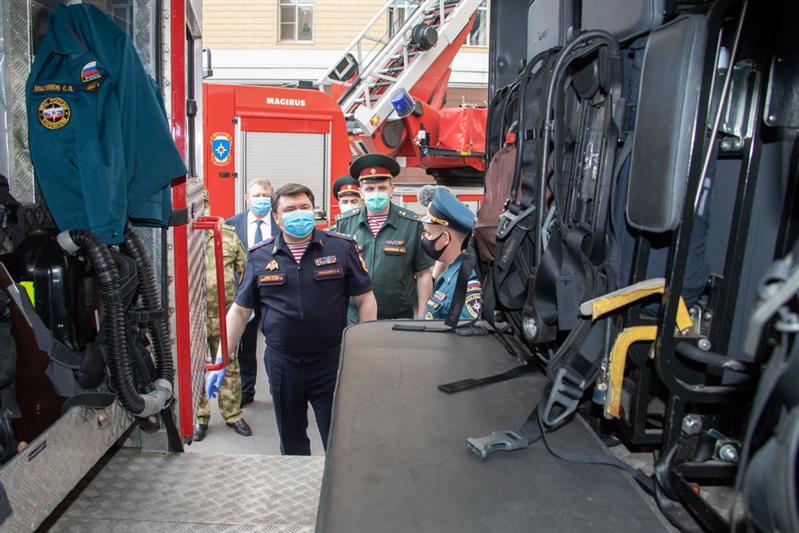 Генерал-полковник полиции Сергей Лебедев проверил готовность подразделений пожарно-технического надзора