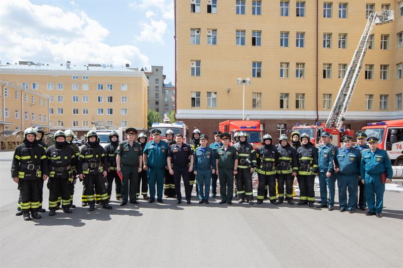 Генерал-полковник полиции Сергей Лебедев проверил готовность подразделений пожарно-технического надзора