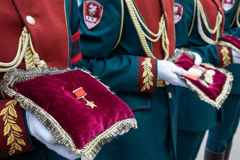Росгвардия простилась с Героем Советского Союза полковником в отставке Алексеем Прохоровичем Волошиным 