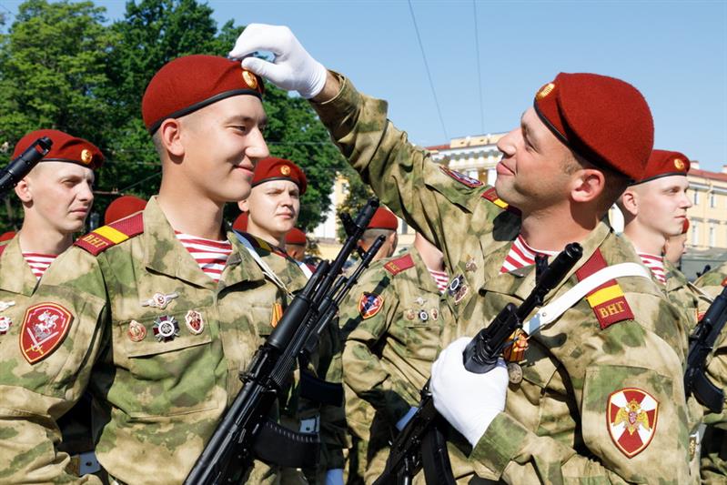 Росгвардия на парадах Победы