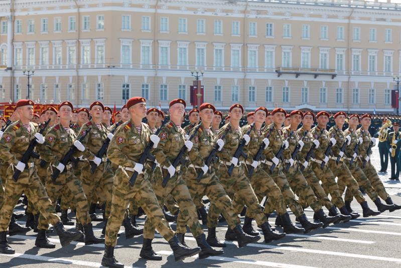 Росгвардия на парадах Победы