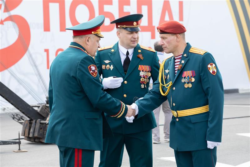 В столице Приволжья военнослужащие Росгвардии приняли участие в торжественном мероприятии «Марш Победы»