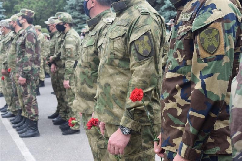 Махачкалинский ОМОН «Сокол» отметил свое 29-летие 