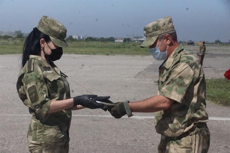 В ОГВ(с) поздравили военнослужащих авиационной группировки с окончанием служебной командировки