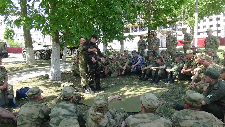 В Севастополе военнослужащие Росгвардии  приняли участие в сборах по тактико-боевой медицине