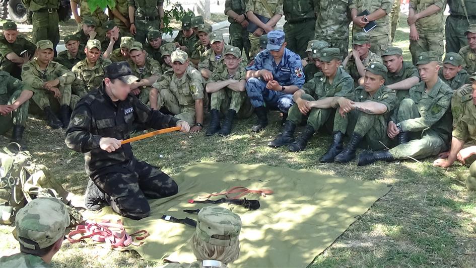 В Севастополе военнослужащие Росгвардии  приняли участие в сборах по тактико-боевой медицине