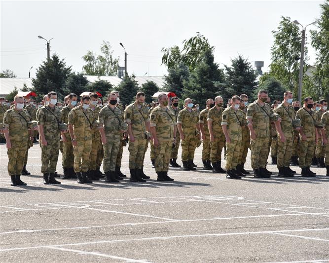 В Чеченской Республике военнослужащие Росгвардии почтили память павших в годы Великой Отечественной войны