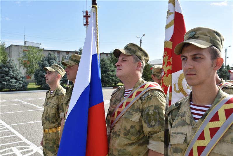 Грозненский полк Росгвардии отметил   20-летие