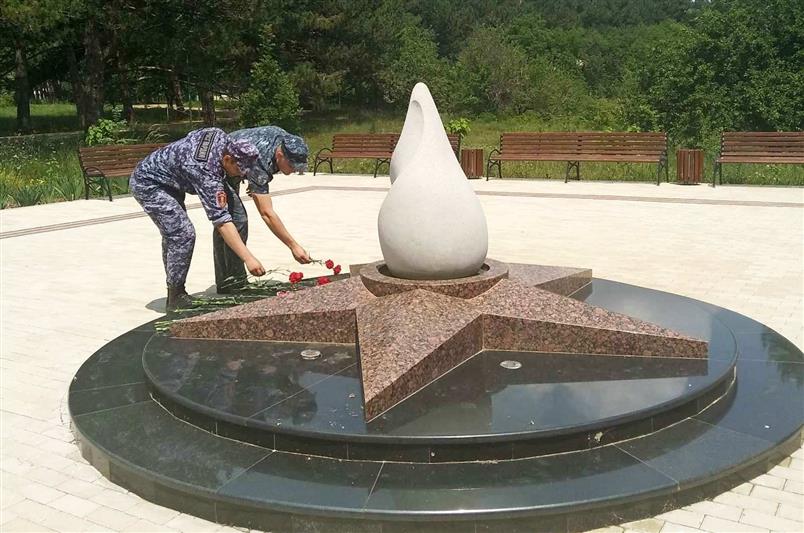 Крымские росгвардейцы отдали дань уважения подвигам партизан, сражавшихся с фашизмом