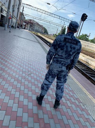 Сотрудник дагестанского ОМОН  на транспорте Росгвардии задержал наркоторговца