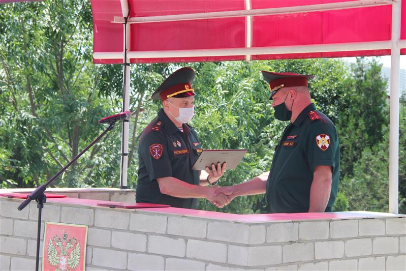 Грозненский отдельный батальон материального обеспечения Росгвардии отметил свой 20-летний юбилей
