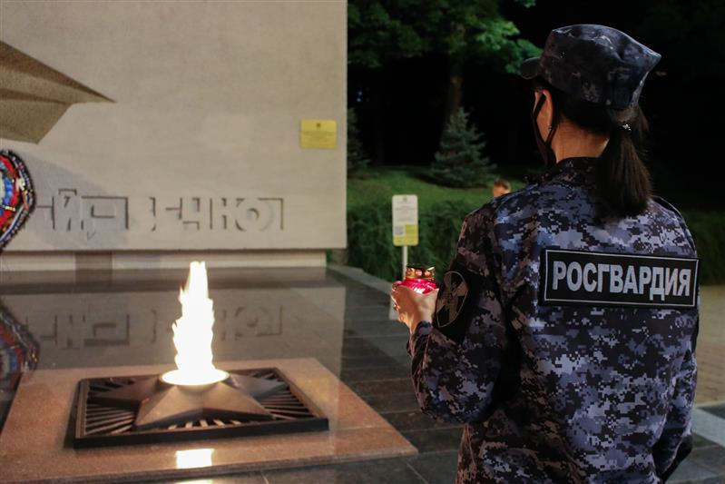 В Северо-Кавказском округе Росгвардии состоялись мероприятия, посвященные Дню памяти и скорби