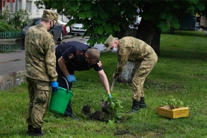 Орловские росгвардейцы приняли участие в экологической акции 