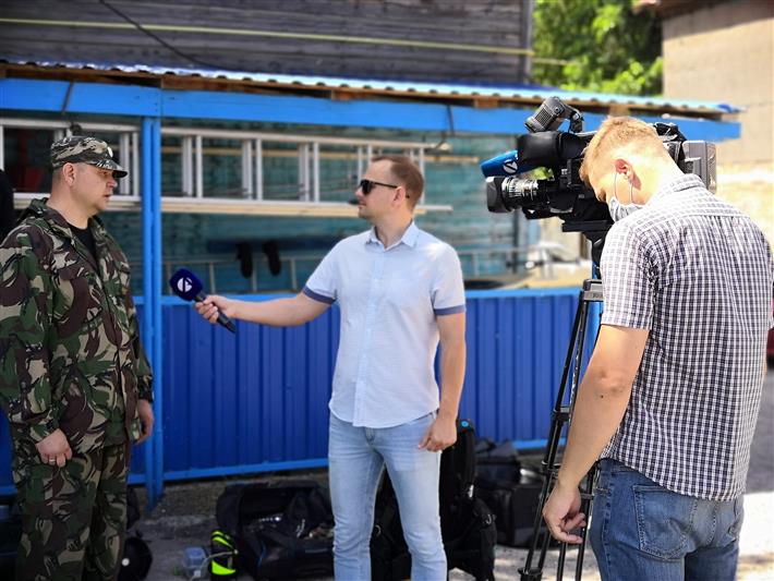 Журналисты телеканала «Астрахань-24» познакомилась с аспектами службы водолазов Росгвардии(видео)