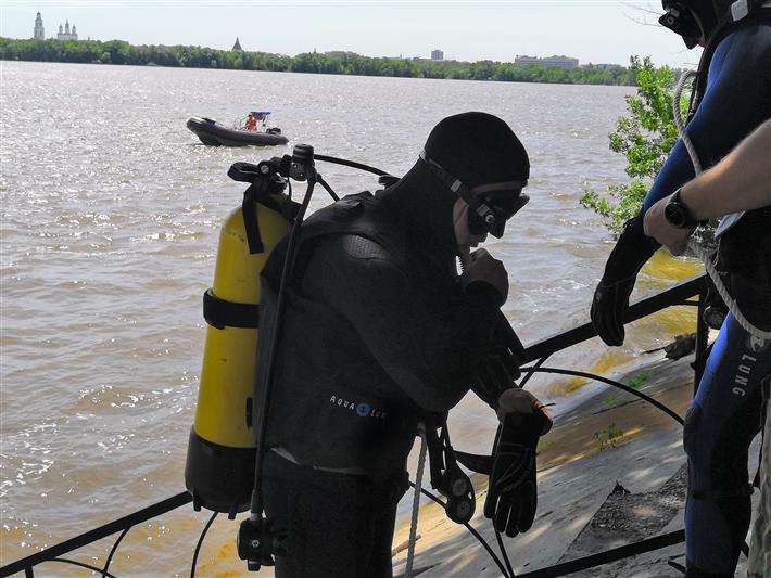 Журналисты телеканала «Астрахань-24» познакомилась с аспектами службы водолазов Росгвардии(видео)