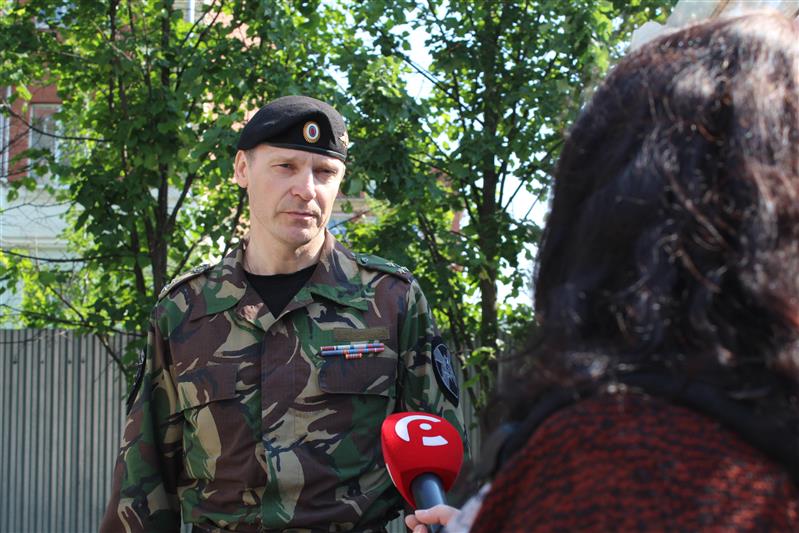 Вологодские кинологи ОМОН Росгвардии рассказали журналистам о своей службе