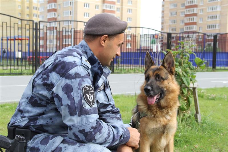 Кинологи Уральского округа Росгвардии отмечают профессиональный праздник