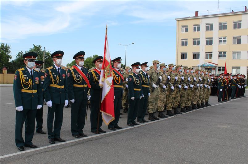 В Северной Осетии военнослужащие Росгвардии приступили к репетиции Парада Победы