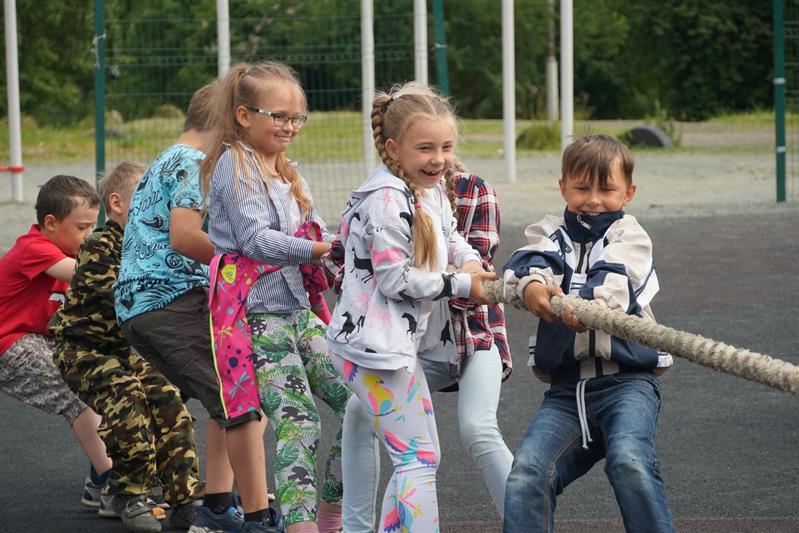 Карельские росгвардейцы провели увлекательное спортивное занятие для детей