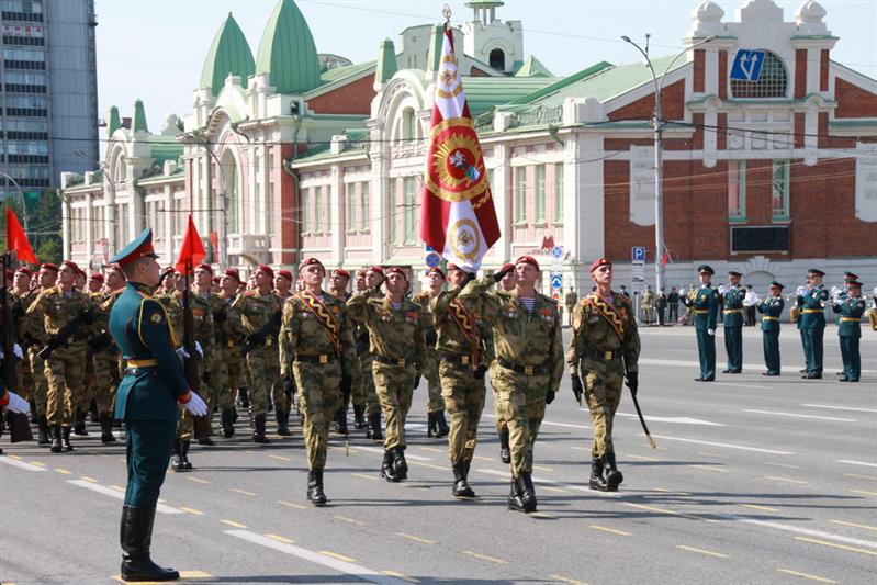 Росгвардия на парадах Победы