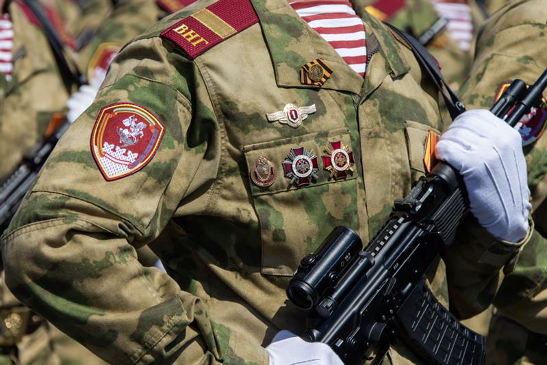Росгвардия на парадах Победы