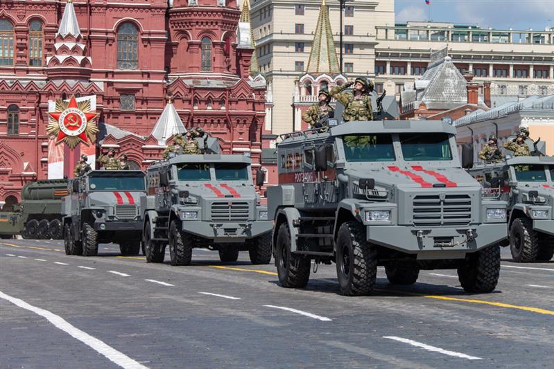 Росгвардия на парадах Победы
