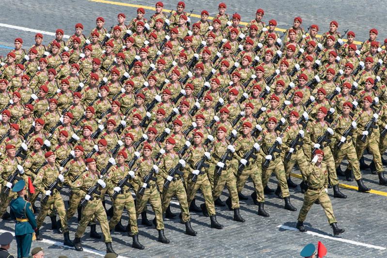 Росгвардия на парадах Победы