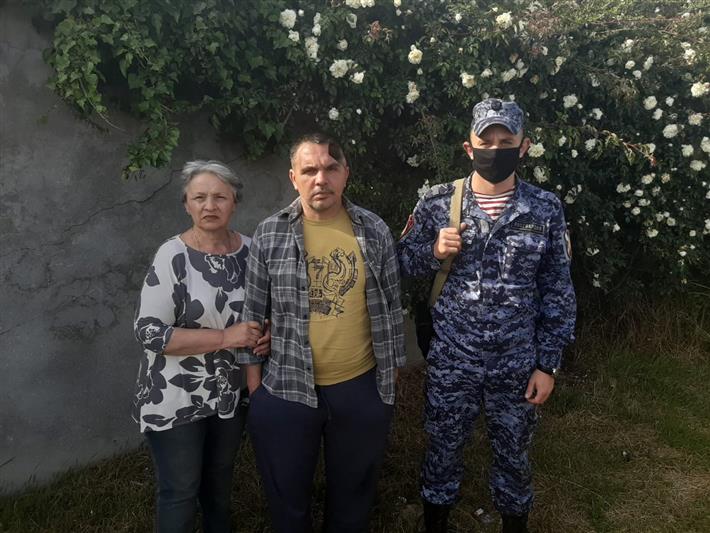В Балаклаве сотрудники Росгвардии разыскали пропавшего мужчину, страдавшего амнезией