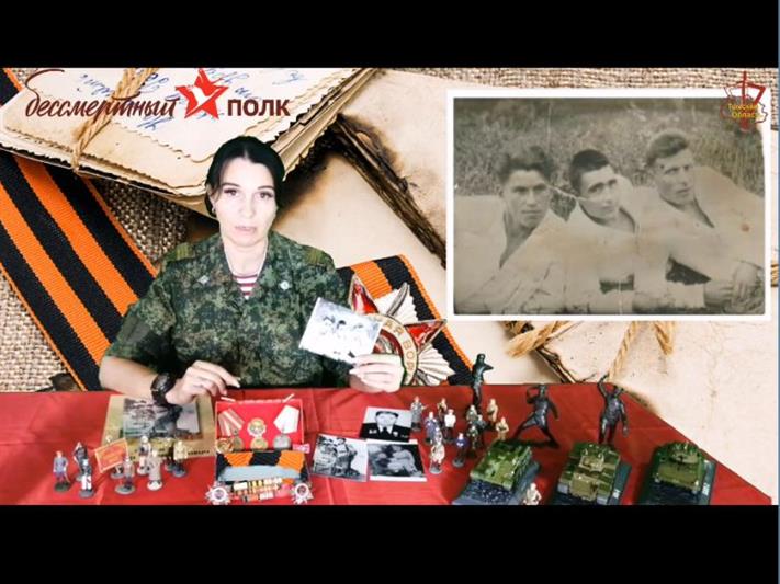 В рамках ведомственной акции военнослужащая северского соединения Росгвардии рассказала о своём деде-фронтовике (видео)