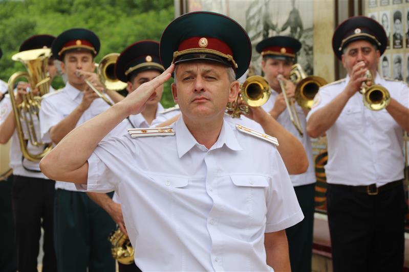 В Северной Осетии росгвардейцы приняли участие в открытии обновленного военно-исторического мемориала «Барбашово поле»