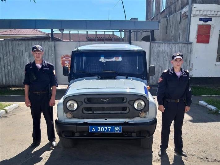 В Омской области экипаж вневедомственной охраны задержал гражданина, проникшего в ночное время на охраняемый объект