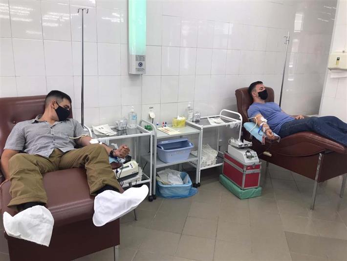 Бойцы кемеровского СОБР сдали кровь для тяжелобольного ребёнка 