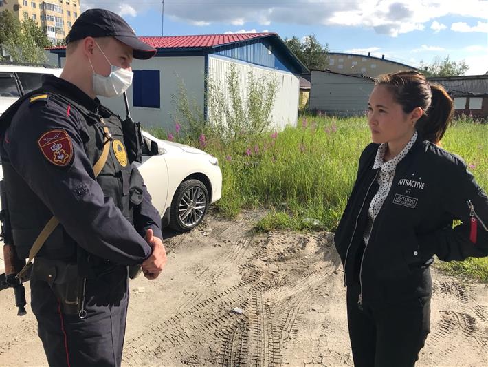 На Ямале съемочная группа надымской телерадиокомпании побывала на тренировке сотрудников Росгвардии (видео)