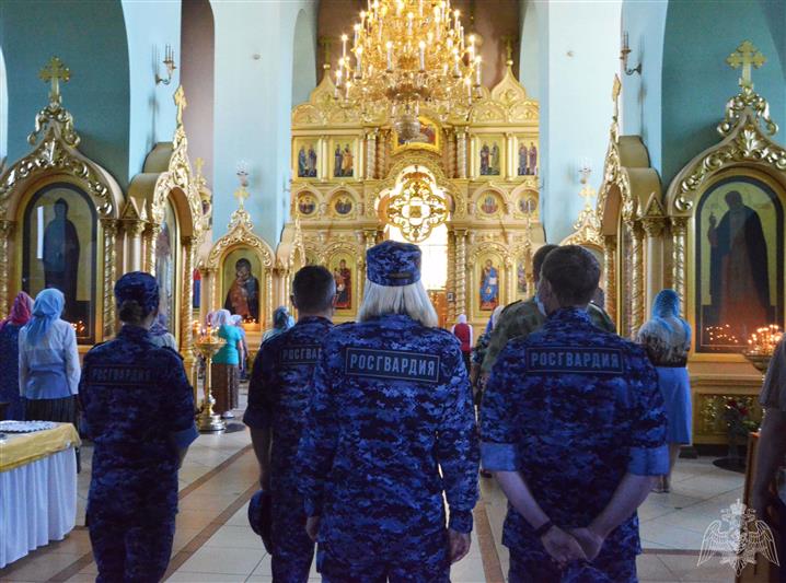 В Центральном округе Росгвардии прошли мероприятия, посвящённые Дню крещения Руси