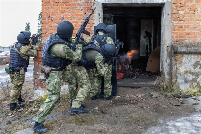 Занятия ОМОН «Пересвет»