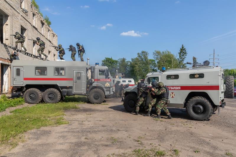 Занятия ОМОН «Пересвет»