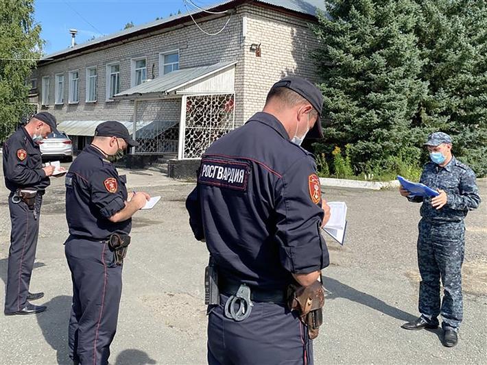 В Управлении Росгвардии по Республике Алтай проходят профилактические мероприятия в связи с аномальной жарой